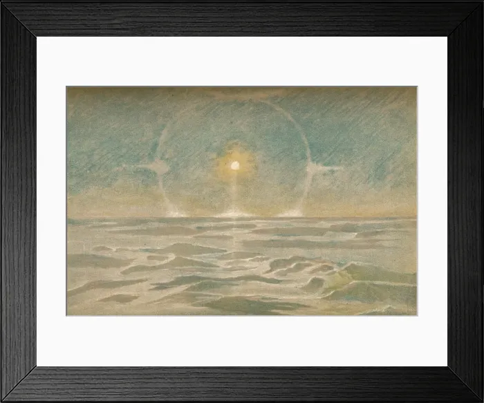 Framed Print : The Polar Night, 24th November 1893, (1897). Artist: Fridtjof Nansen