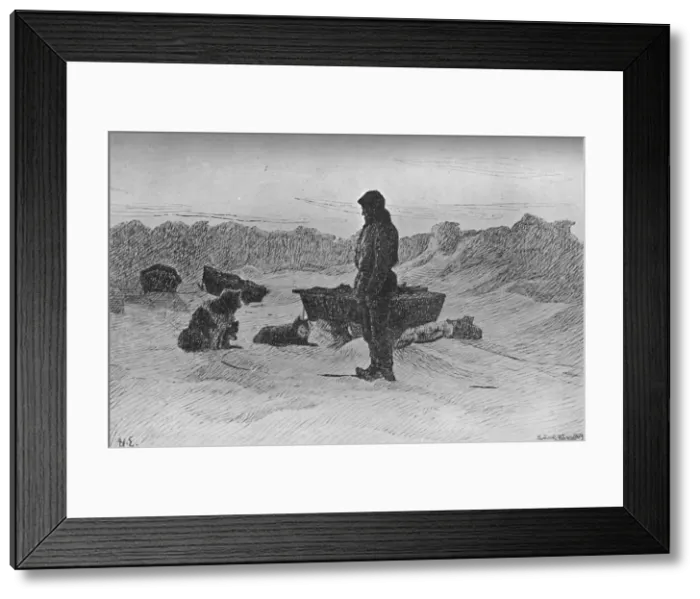 Framed Print : Rest. April, 1895, (1897). Artist: H Egidus Framed Print : Rest. April, 1895, (1897). Artist: H Egidus