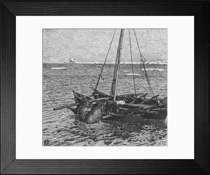 Framed Print : I Managed to Swing One Leg Up, c1893-1896, (1897). Artist: A Bloch Framed Print : I Managed to Swing One Leg Up, c1893-1896, (1897). Artist: A Bloch