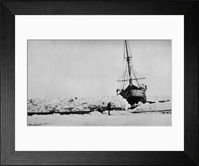 Framed Print : Channel Astern of the Fram. June, 1895, (1897) Framed Print : Channel Astern of the Fram. June, 1895, (1897)