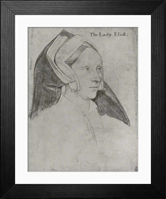 Framed Print : Margaret, Lady Elyot, c1532-1534 (1945). Artist: Hans Holbein the Younger Framed Print : Margaret, Lady Elyot, c1532-1534 (1945). Artist: Hans Holbein the Younger