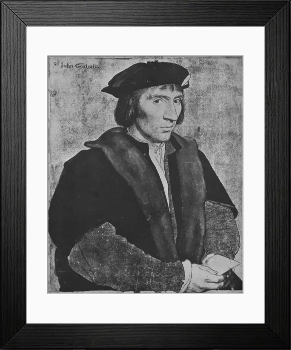Framed Print : Sir John Godsalve, c1532-1534 (1945). Artist: Hans Holbein the Younger Framed Print : Sir John Godsalve, c1532-1534 (1945). Artist: Hans Holbein the Younger