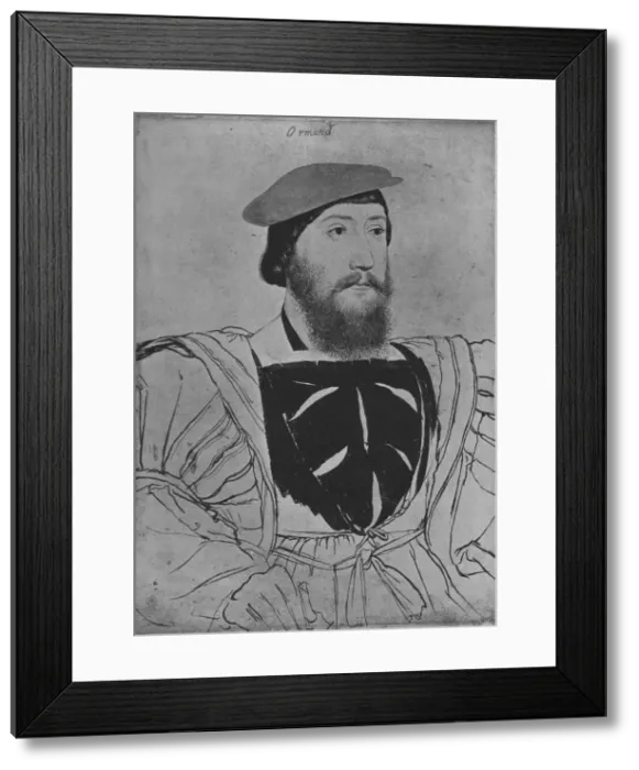 Framed Print : James Butler, c1537 (1945). Artist: Hans Holbein the Younger Framed Print : James Butler, c1537 (1945). Artist: Hans Holbein the Younger