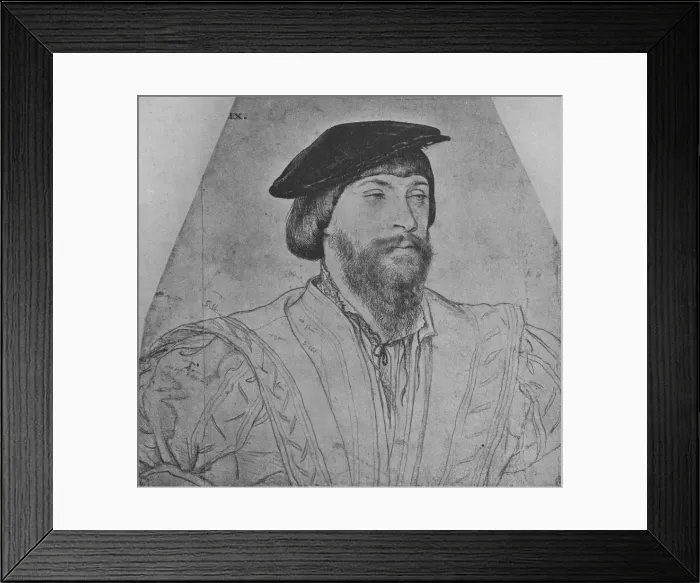 Framed Print : Thomas, Lord Vaux, c1533 (1945). Artist: Hans Holbein the Younger Framed Print : Thomas, Lord Vaux, c1533 (1945). Artist: Hans Holbein the Younger
