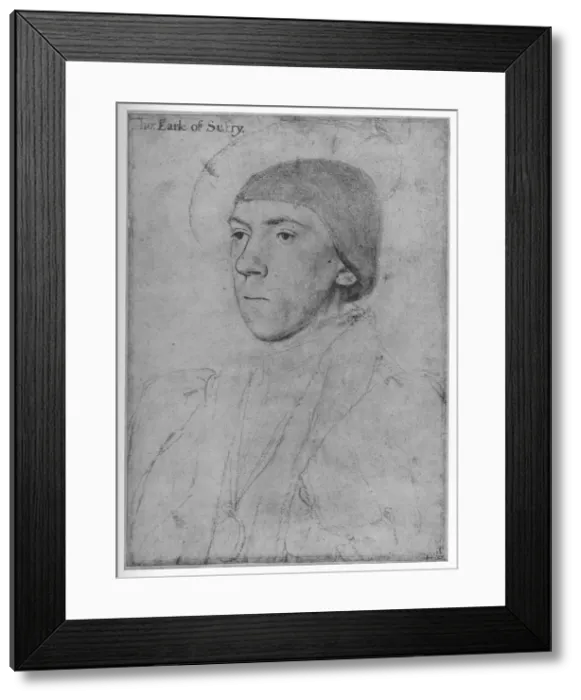 Framed Print : Henry Howard, Earl of Surrey, c1533-1536 (1945). Artist: Hans Holbein the Younger Framed Print : Henry Howard, Earl of Surrey, c1533-1536 (1945). Artist: Hans Holbein the Younger