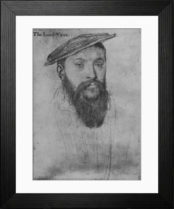 Framed Print : Thomas, Lord Vaux, c1536 (1945). Artist: Hans Holbein the Younger Framed Print : Thomas, Lord Vaux, c1536 (1945). Artist: Hans Holbein the Younger
