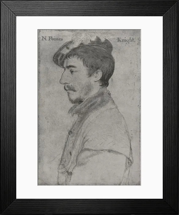 Framed Print : Sir Nicholas Poyntz, c1533-1543 (1945). Artist: Hans Holbein the Younger Framed Print : Sir Nicholas Poyntz, c1533-1543 (1945). Artist: Hans Holbein the Younger