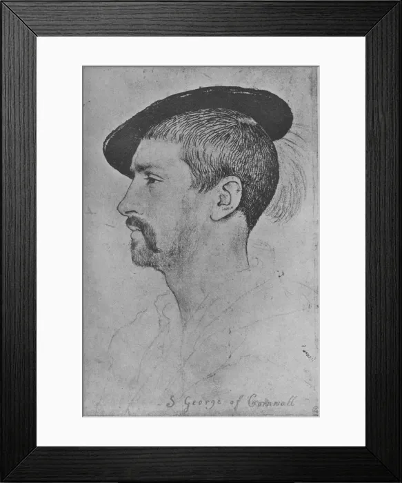 Framed Print : Simon George of Quocoute, c1535 (1945). Artist: Hans Holbein the Younger Framed Print : Simon George of Quocoute, c1535 (1945). Artist: Hans Holbein the Younger