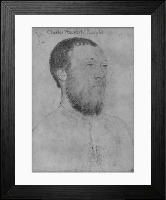 Framed Print : Sir Charles Wingfield, c1532-1540 (1945). Artist: Hans Holbein the Younger Framed Print : Sir Charles Wingfield, c1532-1540 (1945). Artist: Hans Holbein the Younger