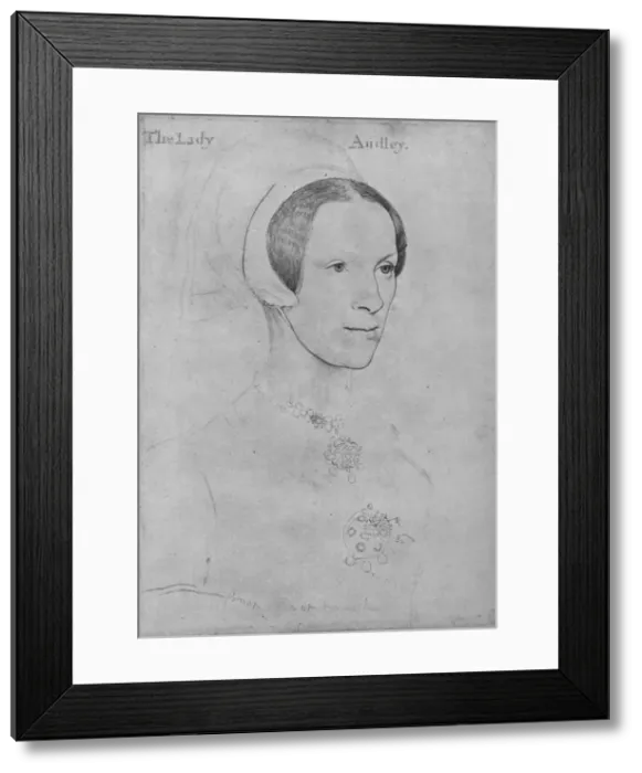 Framed Print : Elizabeth, Lady Audley, c1538 (1945). Artist: Hans Holbein the Younger Framed Print : Elizabeth, Lady Audley, c1538 (1945). Artist: Hans Holbein the Younger