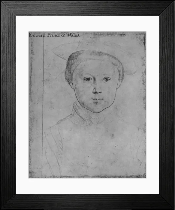 Framed Print : Edward, Prince of Wales, c1540-1543 (1945). Artist: Hans Holbein the Younger Framed Print : Edward, Prince of Wales, c1540-1543 (1945). Artist: Hans Holbein the Younger