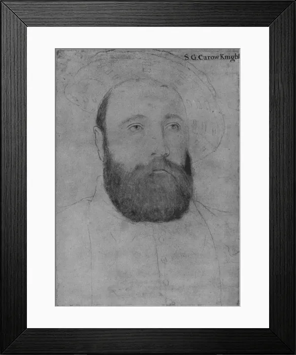 Framed Print : Sir George Carew, c1532-1543 (1945). Artist: Hans Holbein the Younger Framed Print : Sir George Carew, c1532-1543 (1945). Artist: Hans Holbein the Younger