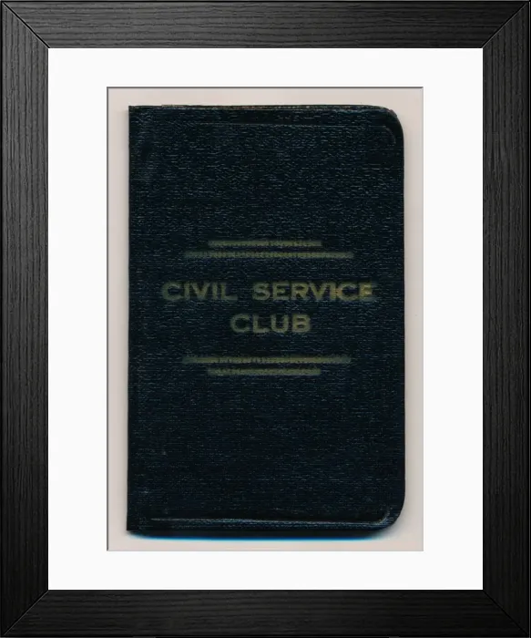 Framed Print : Rules of the Civil Service Club, c1953 Framed Print : Rules of the Civil Service Club, c1953