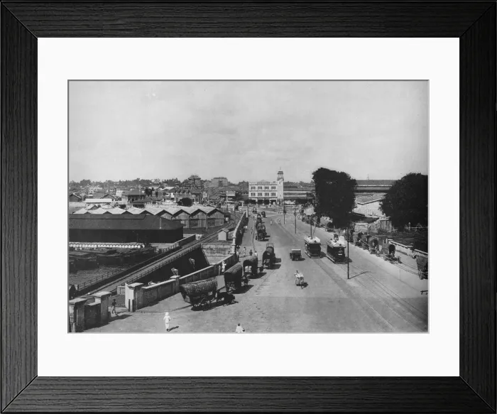 Framed Print : View Towards the Pettah or Native Quarter, Colombo, Showing Khan Clock Tower, c1890, (1910). Artist: Alfred William Amandus Plate Framed Print : View Towards the Pettah or Native Quarter, Colombo, Showing Khan Clock Tower, c1890, (1910). Artist: Alfred William Amandus Plate