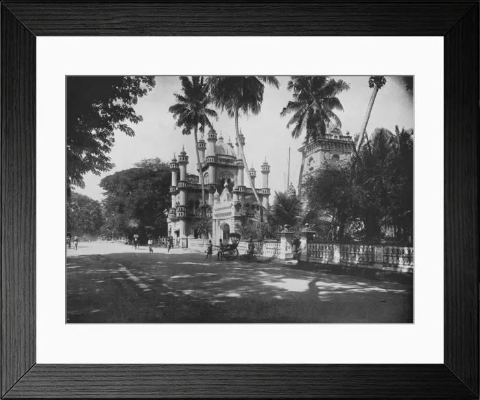Framed Print : A Mohammedan Mosque, Cinnamon Gardens, Colombo, c1890, (1910). Artist: Alfred William Amandus Plate Framed Print : A Mohammedan Mosque, Cinnamon Gardens, Colombo, c1890, (1910). Artist: Alfred William Amandus Plate