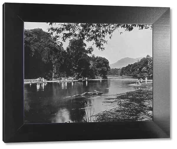 River at Ratnapura, c1890, (1910). Artist: Alfred William Amandus Plate