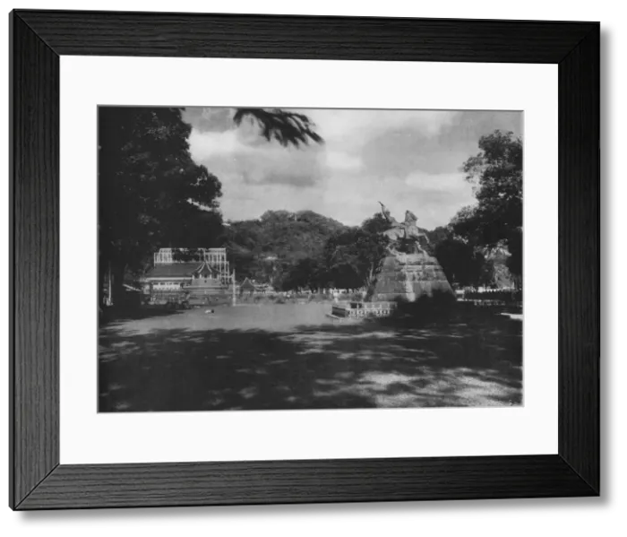 Framed Print : Victoria Esplanade, Kandy, Ceylon, c1890, (1910). Artist: Alfred William Amandus Plate Framed Print : Victoria Esplanade, Kandy, Ceylon, c1890, (1910). Artist: Alfred William Amandus Plate