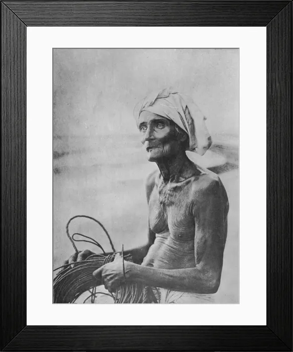 Framed Print : Fisherman, c1890, (1910). Artist: Alfred William Amandus Plate Framed Print : Fisherman, c1890, (1910). Artist: Alfred William Amandus Plate