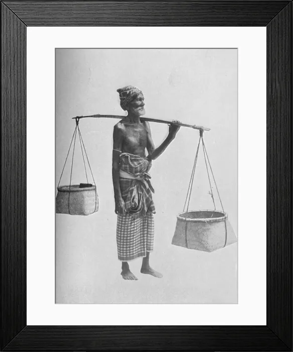 Framed Print : Pingo Carrier, c1890, (1910). Artist: Alfred William Amandus Plate Framed Print : Pingo Carrier, c1890, (1910). Artist: Alfred William Amandus Plate