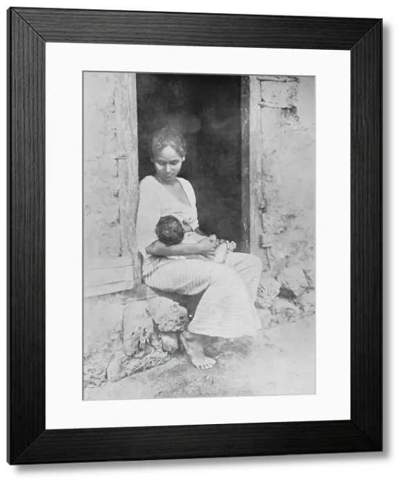 Framed Print : The Simple Life, c1890, (1910). Artist: Alfred William Amandus Plate Framed Print : The Simple Life, c1890, (1910). Artist: Alfred William Amandus Plate
