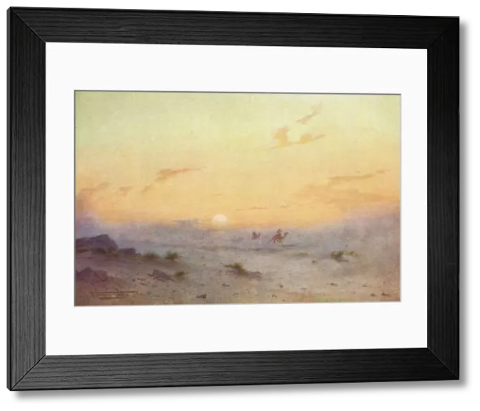 Framed Print : Approaching Storm, c1880, (1904). Artist: Robert George Talbot Kelly Framed Print : Approaching Storm, c1880, (1904). Artist: Robert George Talbot Kelly