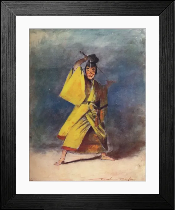 Framed Print : An Actor, c1887, (1901). Artist: Mortimer L Menpes Framed Print : An Actor, c1887, (1901). Artist: Mortimer L Menpes