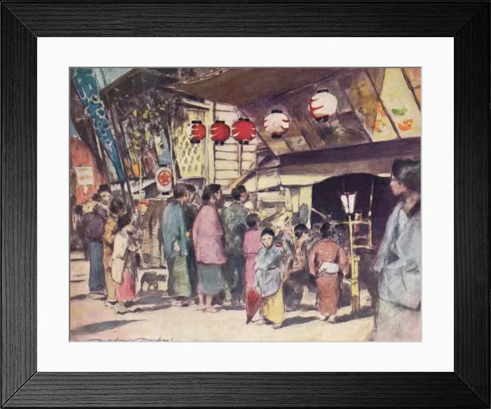 Framed Print : The Bill of the Play, c1887, (1901). Artist: Mortimer L Menpes Framed Print : The Bill of the Play, c1887, (1901). Artist: Mortimer L Menpes