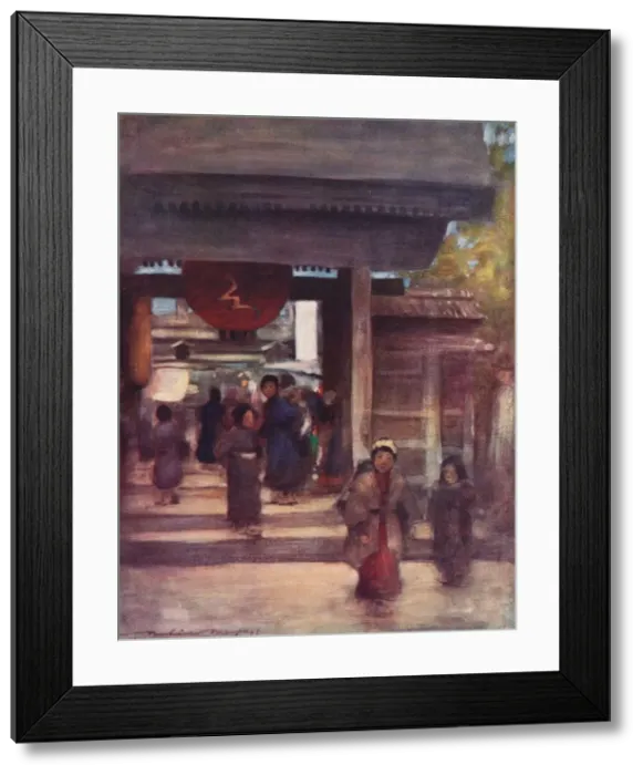 Framed Print : The Road to the Temple, c1887, (1901). Artist: Mortimer L Menpes Framed Print : The Road to the Temple, c1887, (1901). Artist: Mortimer L Menpes