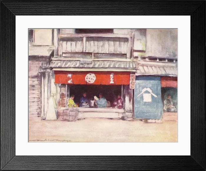 Framed Print : Summer Afternoon, c1887, (1901). Artist: Mortimer L Menpes Framed Print : Summer Afternoon, c1887, (1901). Artist: Mortimer L Menpes