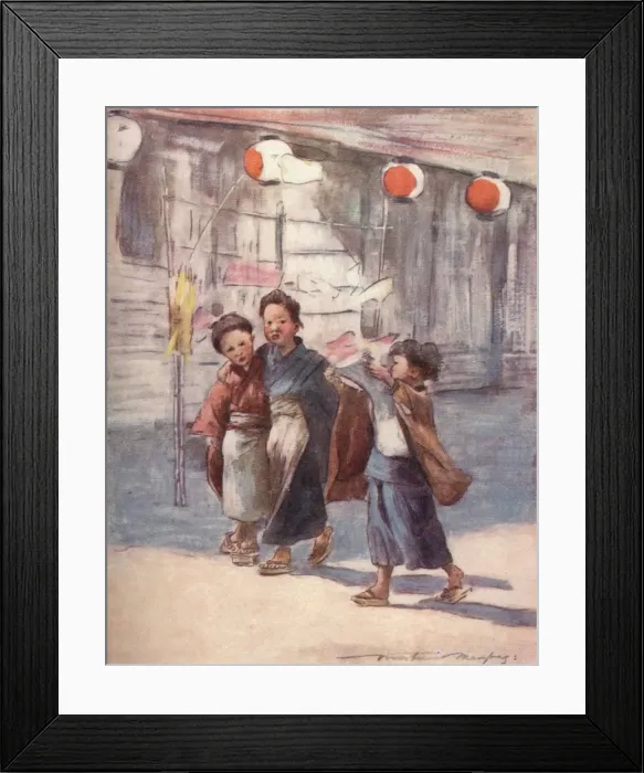 Framed Print : News, c1887, (1901). Artist: Mortimer L Menpes Framed Print : News, c1887, (1901). Artist: Mortimer L Menpes