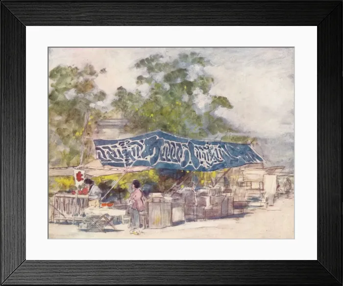 Framed Print : After the Festival, c1887, (1901). Artist: Mortimer L Menpes Framed Print : After the Festival, c1887, (1901). Artist: Mortimer L Menpes