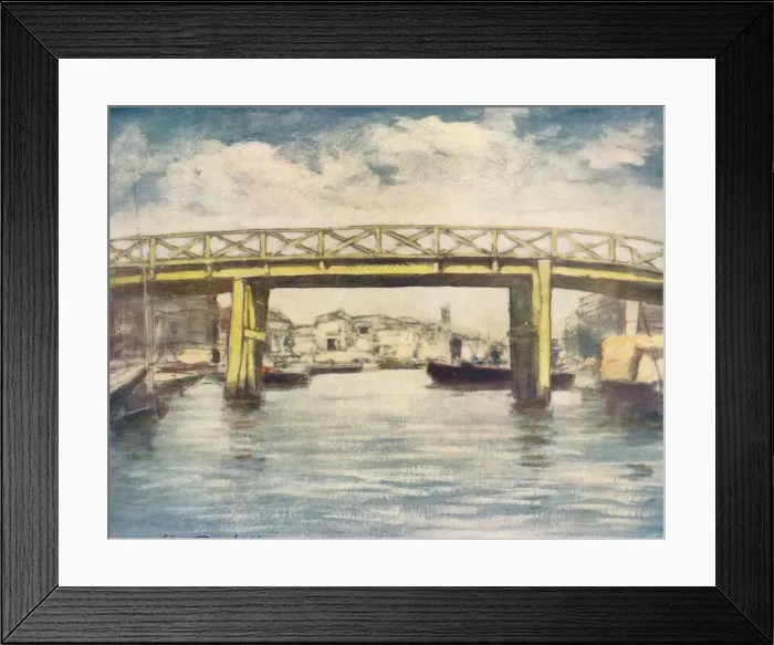Framed Print : The Lemon Bridge, c1887, (1901). Artist: Mortimer L Menpes