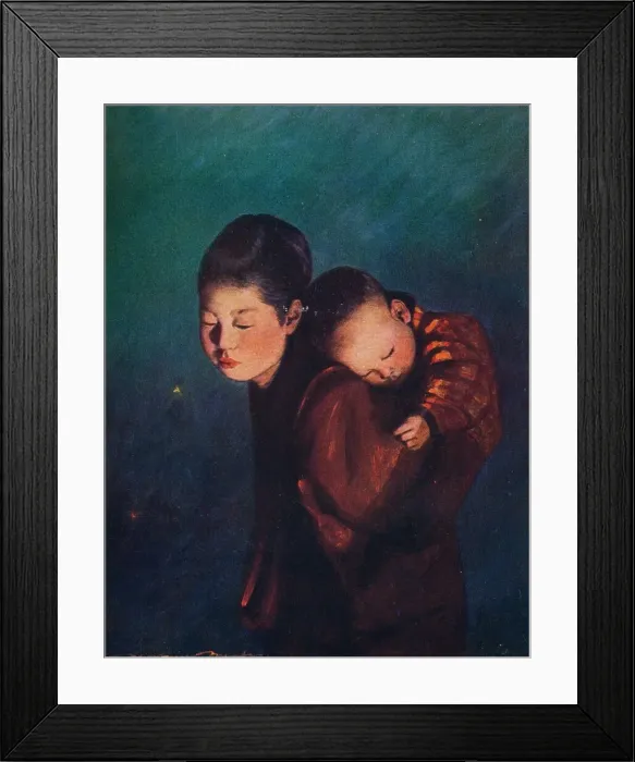 Framed Print : Bearing a Burden, c1887, (1901). Artist: Mortimer L Menpes Framed Print : Bearing a Burden, c1887, (1901). Artist: Mortimer L Menpes