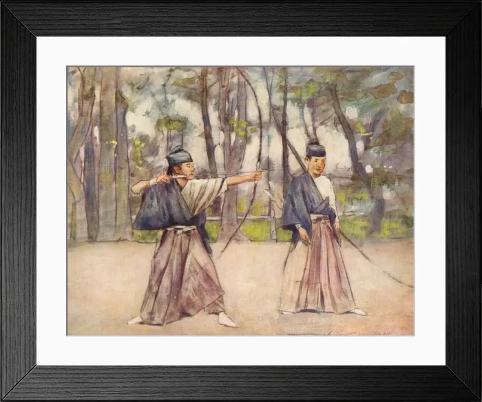 Framed Print : Archers, c1887, (1901). Artist: Mortimer L Menpes Framed Print : Archers, c1887, (1901). Artist: Mortimer L Menpes