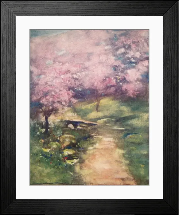Framed Print : Blossom of the Glen, c1887, (1901). Artist: Mortimer L Menpes Framed Print : Blossom of the Glen, c1887, (1901). Artist: Mortimer L Menpes