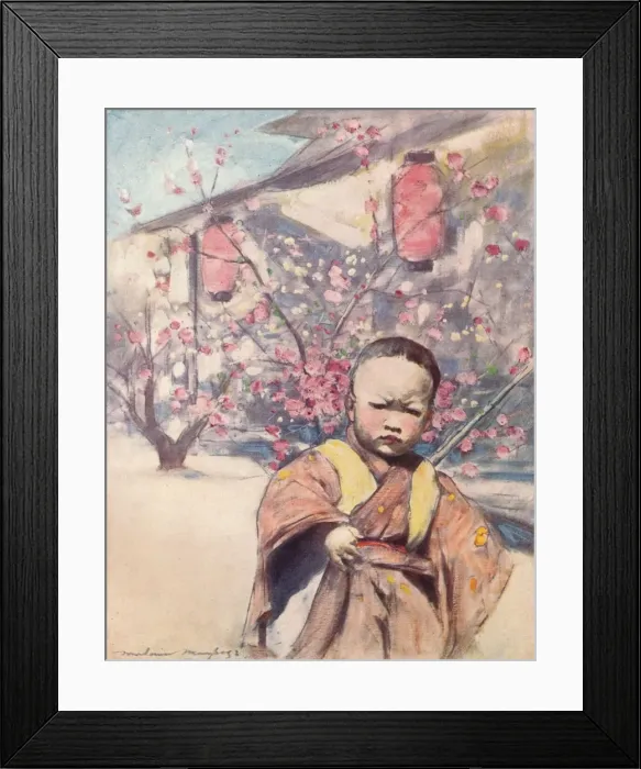 Framed Print : Advance Japan, c1887, (1901). Artist: Mortimer L Menpes Framed Print : Advance Japan, c1887, (1901). Artist: Mortimer L Menpes