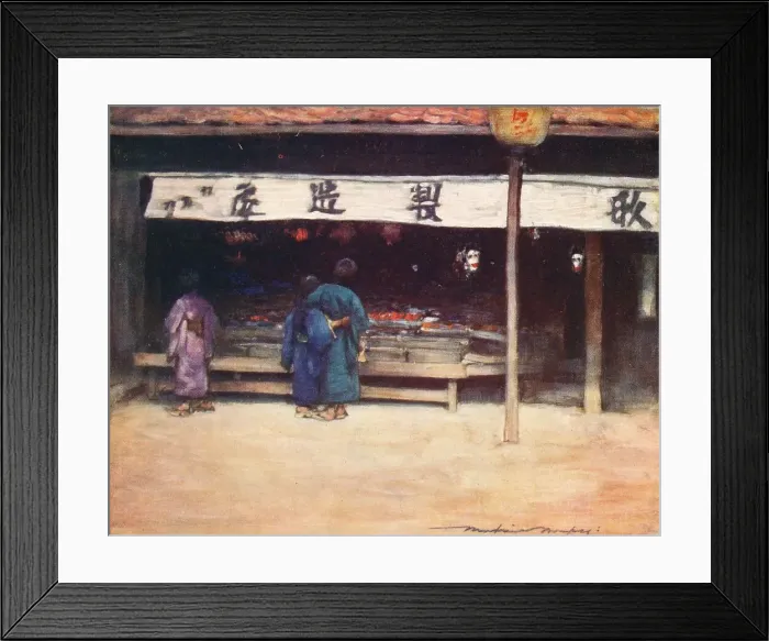 Framed Print : Chums, c1887, (1901). Artist: Mortimer L Menpes Framed Print : Chums, c1887, (1901). Artist: Mortimer L Menpes