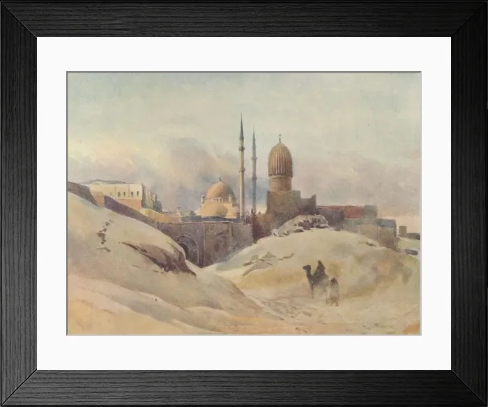 Framed Print : The Citadel, Cairo, in a Sand-Storm, c1880 (1905). Artist: Alexander Henry Hallam Murray Framed Print : The Citadel, Cairo, in a Sand-Storm, c1880 (1905). Artist: Alexander Henry Hallam Murray