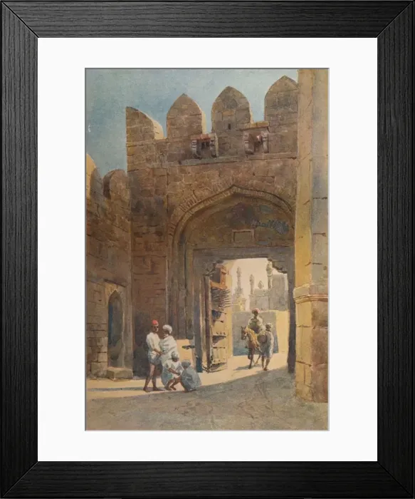 Framed Print : The Shahpur Gate, Bijapur, c1880 (1905). Artist: Alexander Henry Hallam Murray Framed Print : The Shahpur Gate, Bijapur, c1880 (1905). Artist: Alexander Henry Hallam Murray