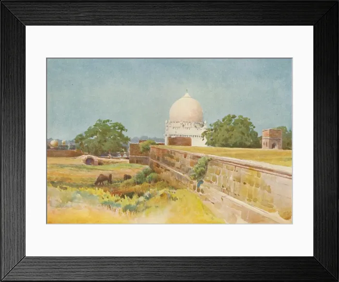 Framed Print : A Nameless Tomb, Bijapur, c1880 (1905). Artist: Alexander Henry Hallam Murray Framed Print : A Nameless Tomb, Bijapur, c1880 (1905). Artist: Alexander Henry Hallam Murray