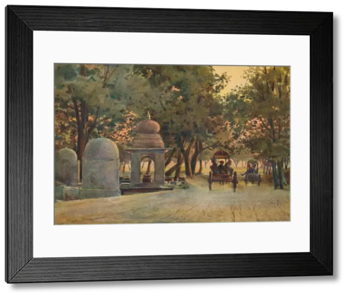 Framed Print : Returning from the Mela, Allahabad, c1880 (1905). Artist: Alexander Henry Hallam Murray Framed Print : Returning from the Mela, Allahabad, c1880 (1905). Artist: Alexander Henry Hallam Murray
