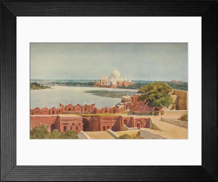 Framed Print : The Taj from the Fort, Agra, c1880 (1905). Artist: Alexander Henry Hallam Murray Framed Print : The Taj from the Fort, Agra, c1880 (1905). Artist: Alexander Henry Hallam Murray