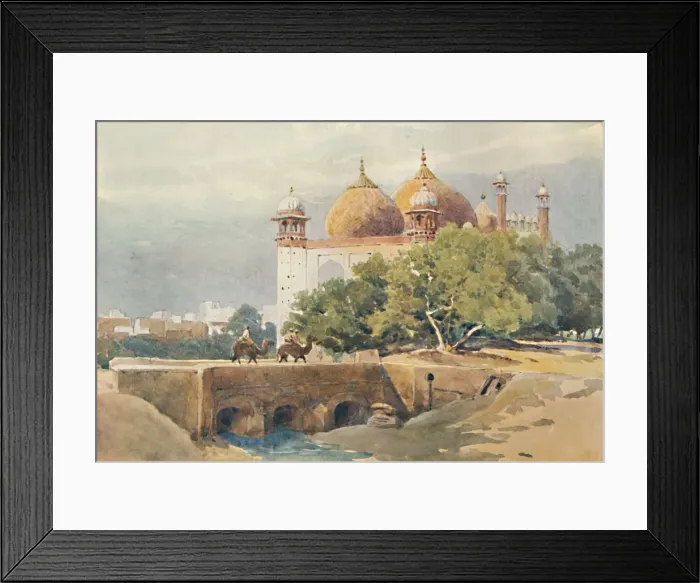 Framed Print : The Jumma Musjid, Agra, c1880 (1905). Artist: Alexander Henry Hallam Murray