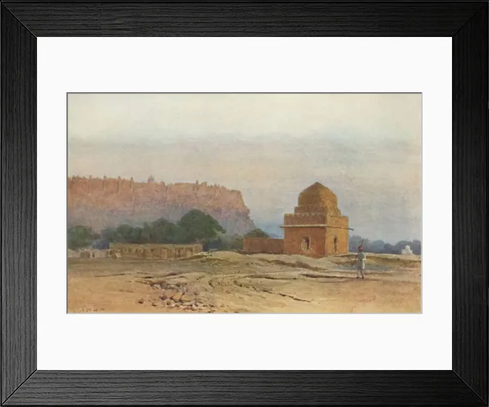 Framed Print : Gwalior Fort Before Sunrise, c1880 (1905). Artist: Alexander Henry Hallam Murray Framed Print : Gwalior Fort Before Sunrise, c1880 (1905). Artist: Alexander Henry Hallam Murray