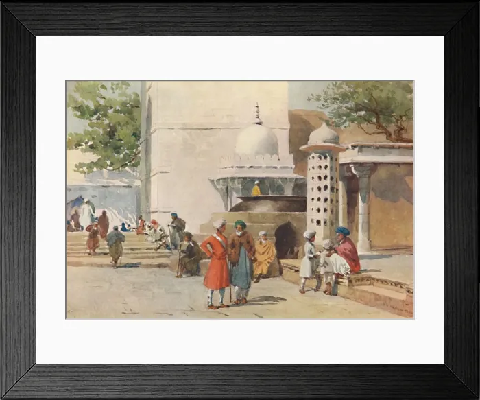 Framed Print : The Cauldron at the entrance to the Dargah, Ajmere, c1880 (1905). Artist: Alexander Henry Hallam Murray Framed Print : The Cauldron at the entrance to the Dargah, Ajmere, c1880 (1905). Artist: Alexander Henry Hallam Murray