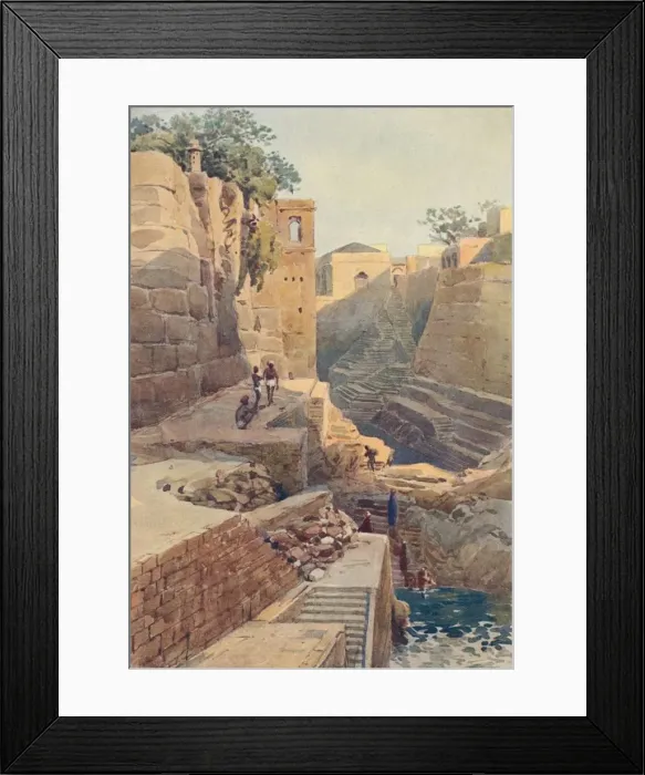 Framed Print : The Tank at the Back of the Dargah, Ajmere, c1880 (1905). Artist: Alexander Henry Hallam Murray Framed Print : The Tank at the Back of the Dargah, Ajmere, c1880 (1905). Artist: Alexander Henry Hallam Murray