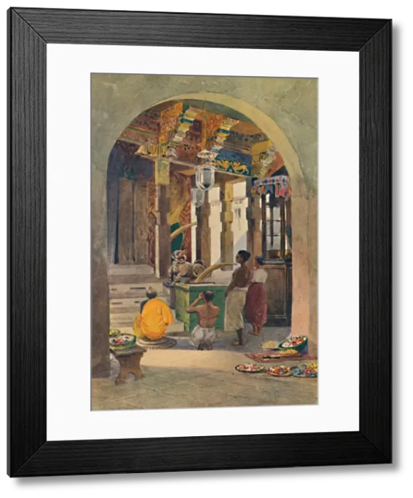Framed Print : The Temple of the Tooth, Kandy - Interior, c1880 (1905). Artist: Alexander Henry Hallam Murray Framed Print : The Temple of the Tooth, Kandy - Interior, c1880 (1905). Artist: Alexander Henry Hallam Murray