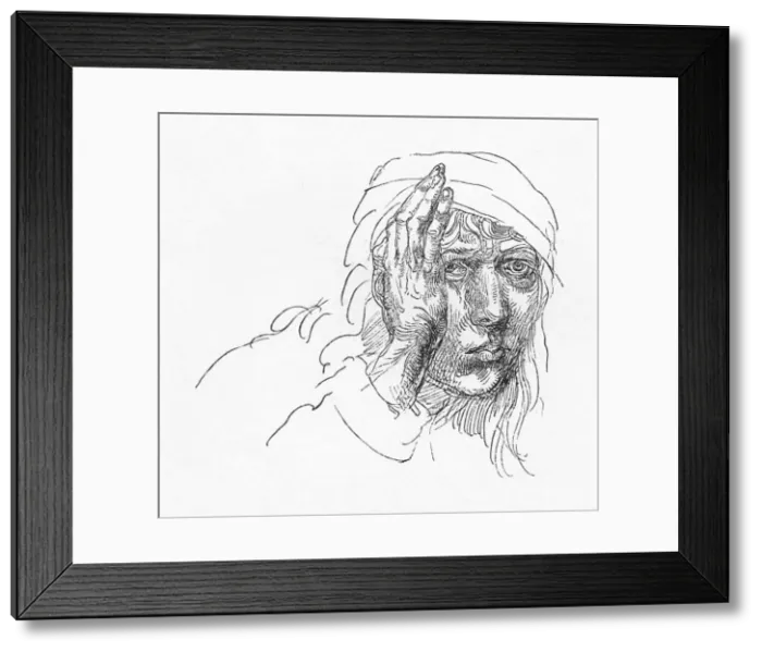 Framed Print : Portrait of Albrecht Durer when a boy. c1491, (1906). Artist: Albrecht Durer Framed Print : Portrait of Albrecht Durer when a boy. c1491, (1906). Artist: Albrecht Durer