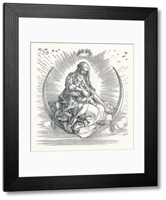 Framed Print : The Life of the Virgin, 1511, (1906). Artist: Albrecht Durer Framed Print : The Life of the Virgin, 1511, (1906). Artist: Albrecht Durer