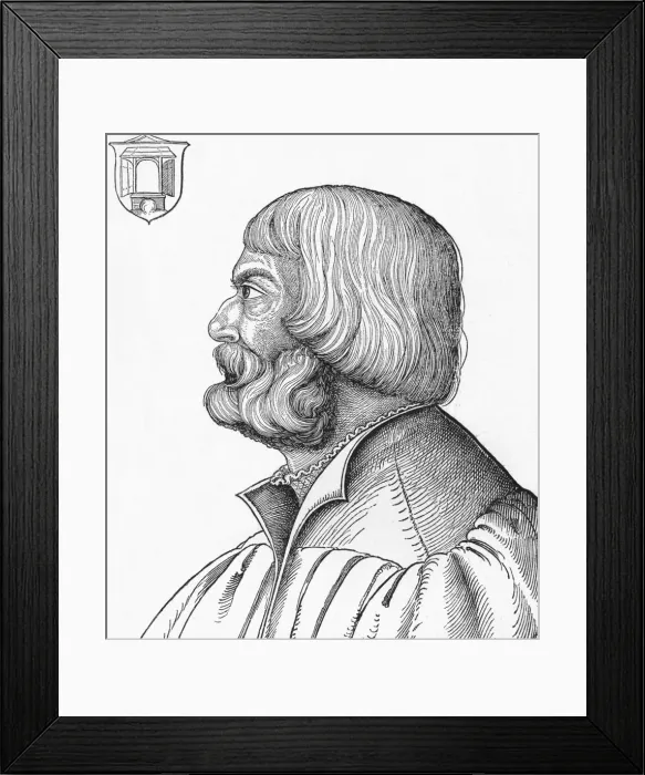Framed Print : Portrait of Albrecht Durer, 1527, (1906). Artist: Albrecht Durer Framed Print : Portrait of Albrecht Durer, 1527, (1906). Artist: Albrecht Durer
